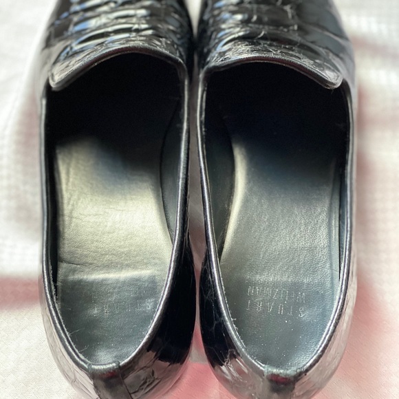 Stuart Wietzman Croc Embossed Loafers - Picture 6 of 6